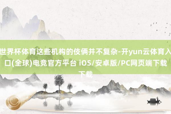 世界杯体育这些机构的伎俩并不复杂-开yun云体育入口(全球)电竞官方平台 iOS/安卓版/PC网页端下载